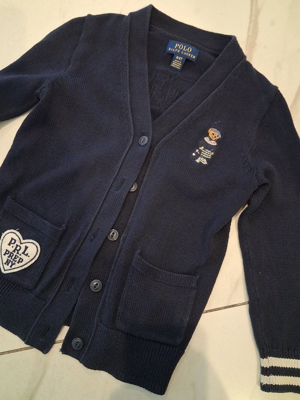 Polo ralph lauren navy girls  cardigan